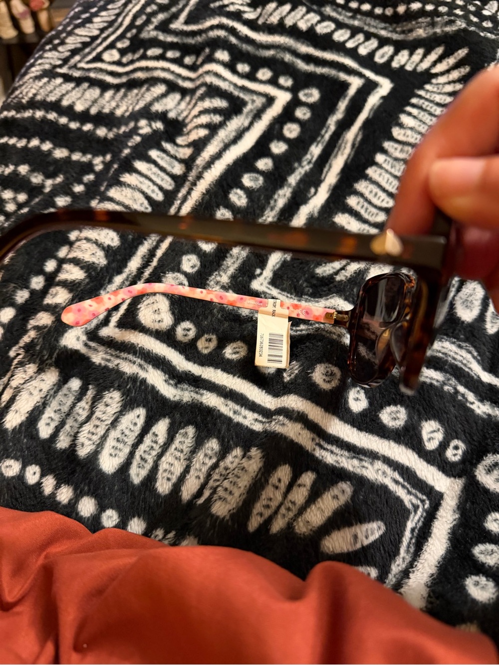 kate spade Havana Pink Butterfly Sunglasses - Picture 4 of 6
